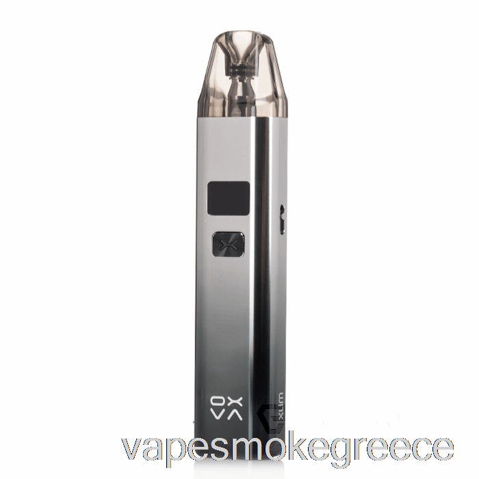 Vape Greece Oxva Xlim V2 25w Pod System γυαλιστερό ασημί μαύρο